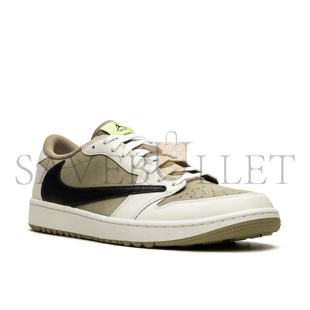 NIKE JORDAN 1 RETRO LOW GOLFTRAVIS SCOTT NEUTRAL OLIVE FZ3124-200